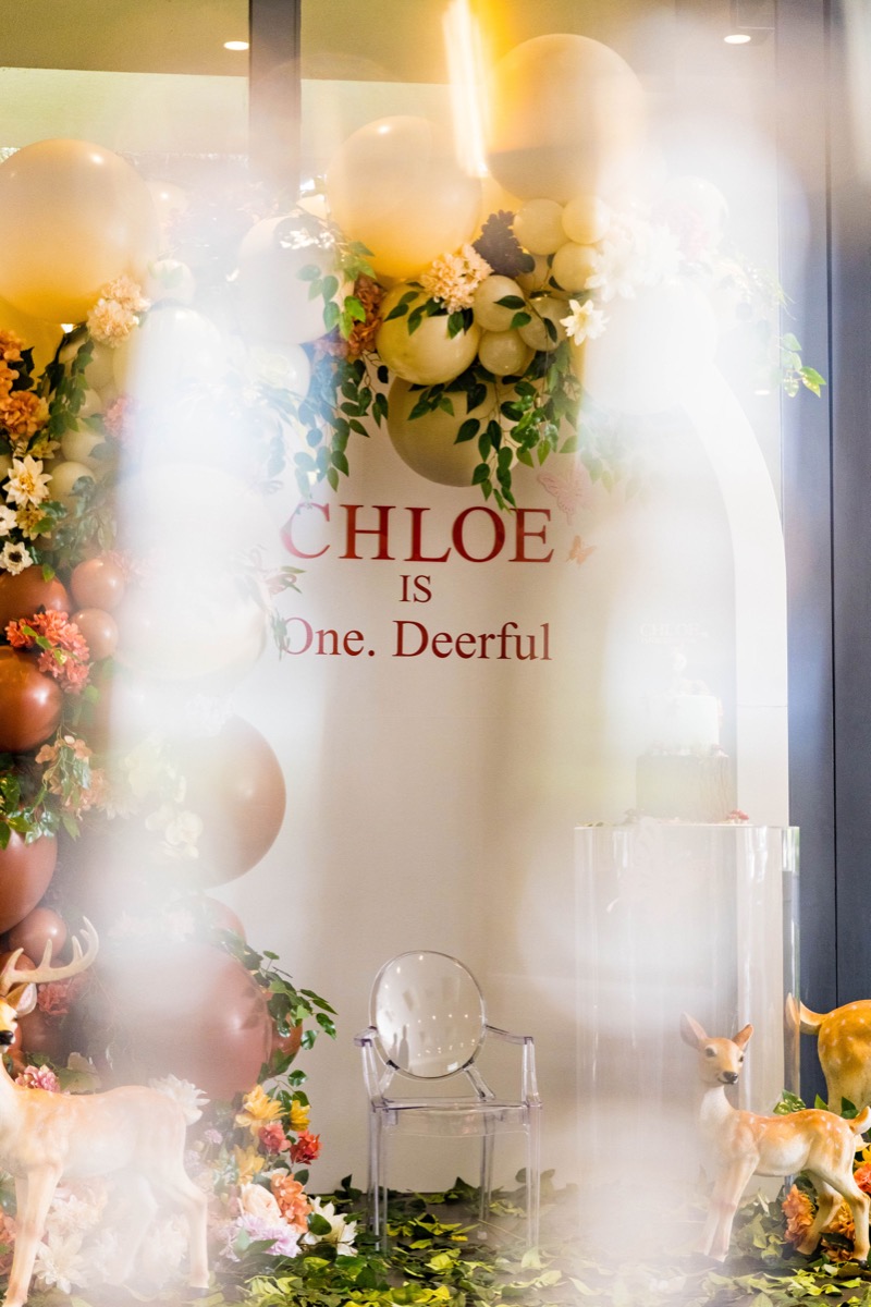 , A Woodland First Birthday – Chloe is One Deerful