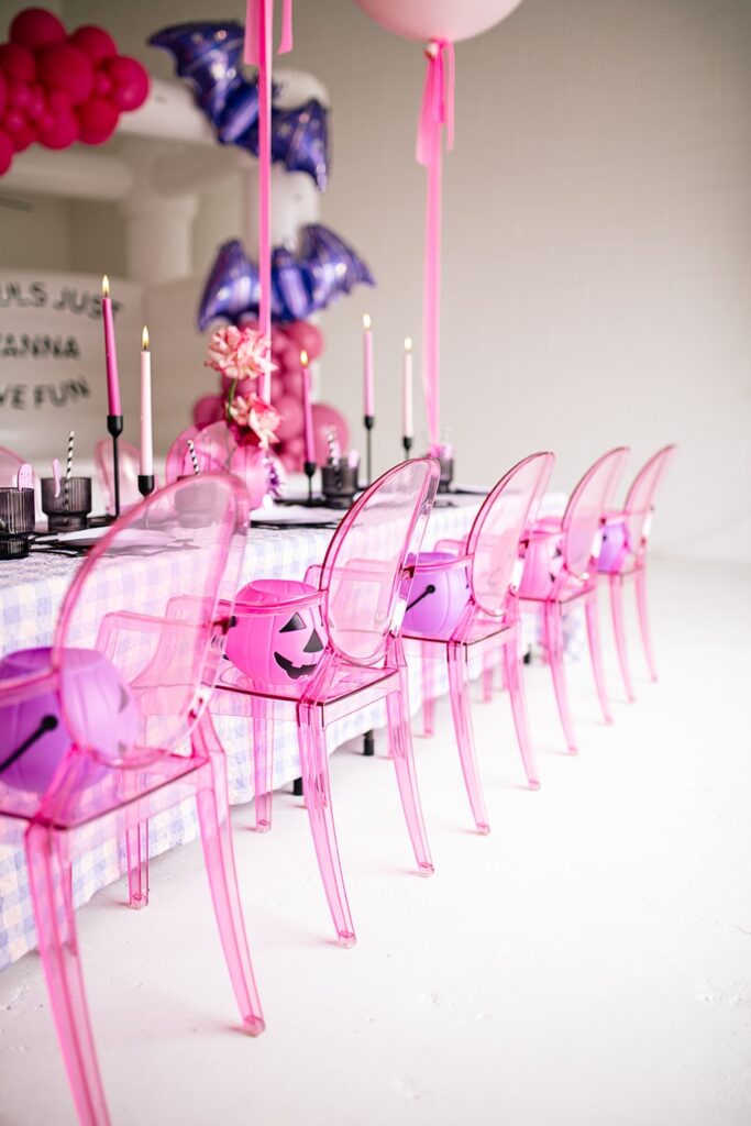 Fab Hot Pink Halloween Confetti Fair